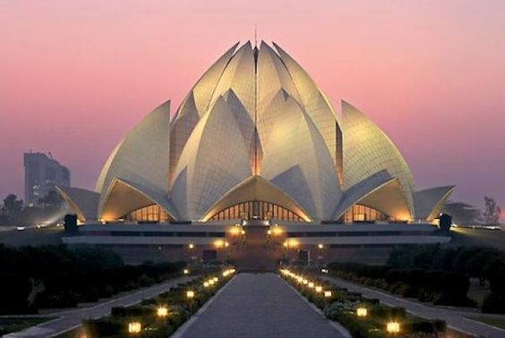 Bahai/Lotus Tapınağı/Hindistan-Yeni Delhi