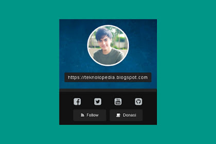 Cara Memasang Widget Profil di Sidebar Blog Ala Kurazone