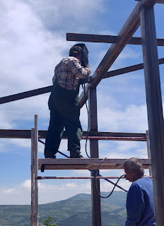 Welding one in place