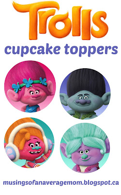 trolls movie party printables