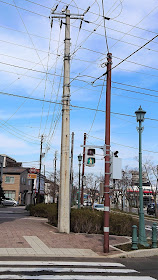 北海道 函館 日本一古い電柱