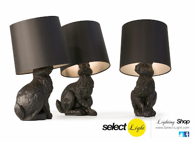 Rabbit Lamp by Moooi, lámpara con forma de conejo