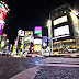 The busy Shibuya crossing in Tokyo, Japan