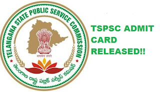 TSPSC ADMIT FOR FOREST BEAT OFFICER 2017