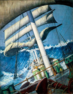 The Deck of the Barque 'Endymion' in a Heavy Sea, farquharmacrae.blogspot.com
