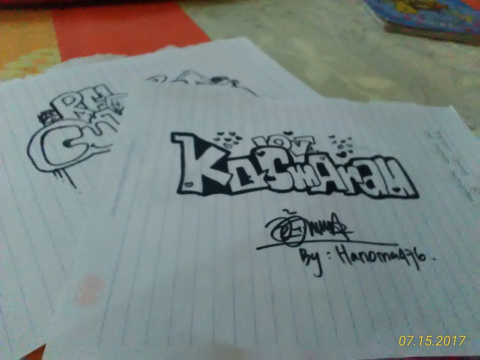 Gambar Grafiti Doodle Populer Dan