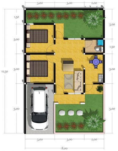 Inilah  Model Rumah Minimalis 6x10 Terlengkap