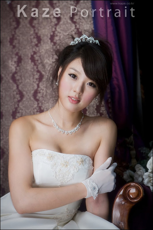 hwang mi hee in wedding dress