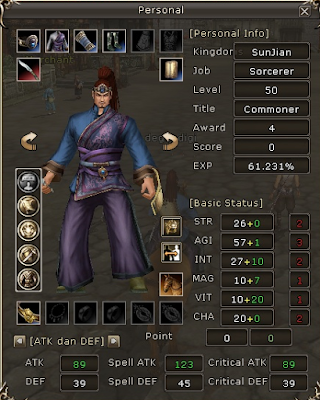 Three Kingdoms Online Sorcerer Build