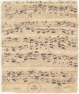 J.S.Bach'ın bir eserinden bölüm