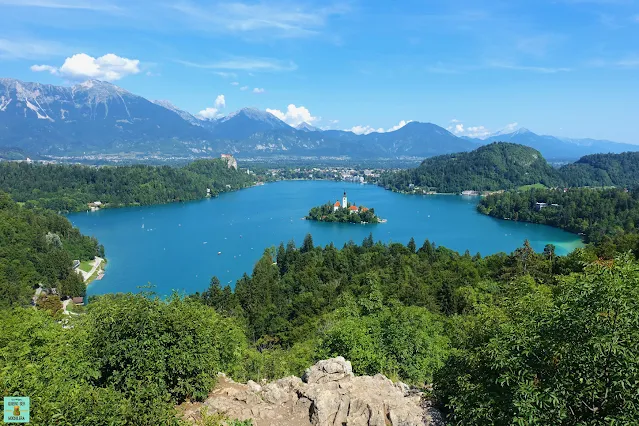 Mirador Ojstrica, Lago Bled