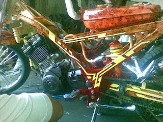 Gambar Modifiksasi Satria dengan Full Sroks