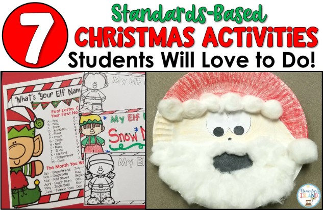 7 standards-based Christmas activities students will enjoy