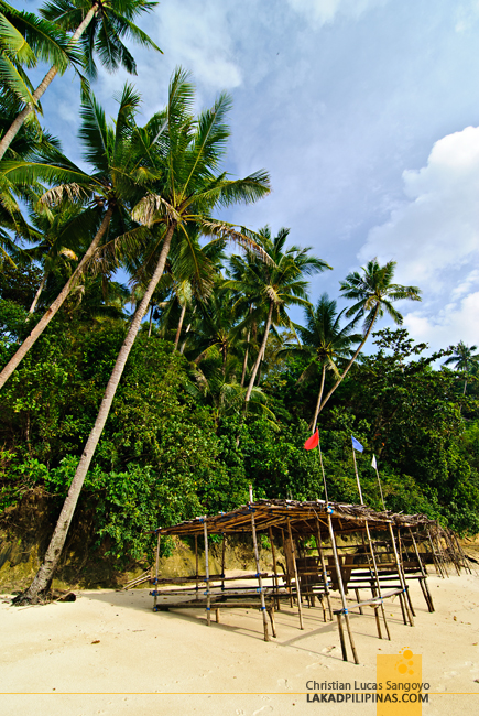 Huts at Guisi Beach in Guimaras