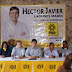 Aspirante a la diputacíon federal se reune con medios de comuncación.