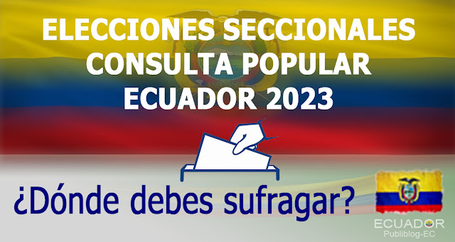 CNE Consulta dónde debes sufragar en las elecciones Ecuador 2023