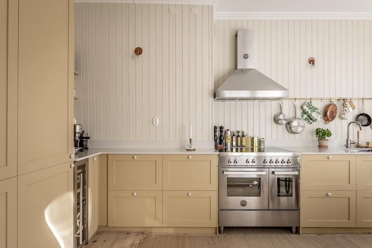 my scandinavian home: A Charming Shaker-style Kitchen in a 1000-year-old  Mill