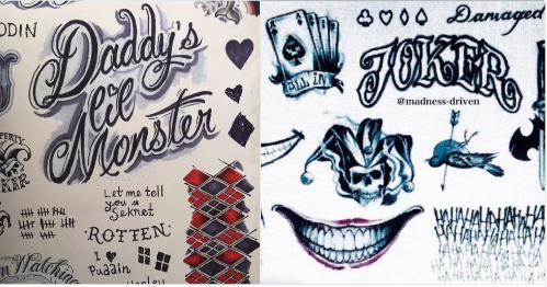 Maksud dari Tato The Joker dan Harley Quinn Suicide Maksud dari Tato The Joker dan Harley Quinn Suicide
