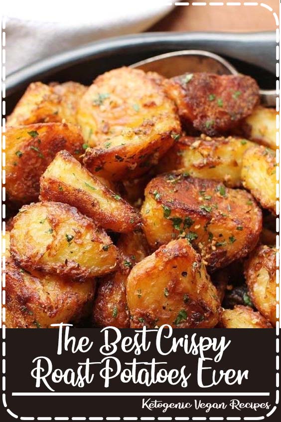 The Best Roast Potatoes Ever Recipe | This recipe will deliver the greatest roast potatoes you've ever tasted: incredibly crisp and crunchy on the outside, with centers that are creamy and packed with potato flavor. I dare you to make them and not love them. I double-dare you. #thanksgiving #thanksgivingrecipes #thanksgivingdishes 