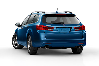 2011 Acura TSX Sport Wagon Rear Angle View