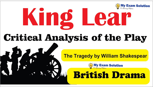 king lear by wiliam shakespeare, english literature, ugc net jrf notes, king lear sparknotes