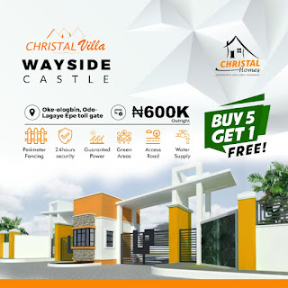 Affordable land! Christal villa weyside castle Epe is now selling