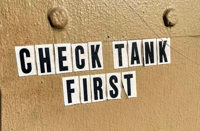 check tank first