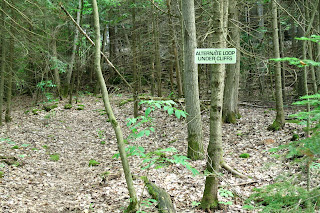 Alternate Loop Trail Under Cliffs sign