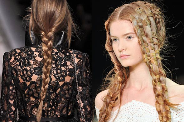 Beauty Trends at Spring 2011 Paris Fashion Week Braids Ballerinas and 