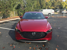 Front view of 2020 Mazda3 Hatchback AWD
