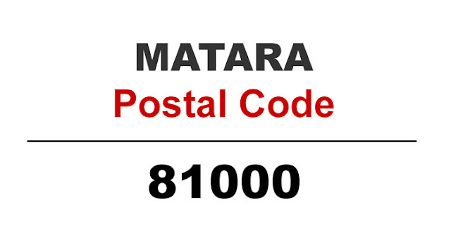 Matara postal code