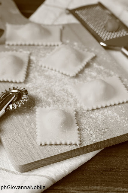 Agnolotti alla piemontese con prosciutto cotto Lenti