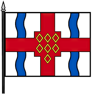 Diocese of Quincy Episcopal flag banner coat of arms crest shield