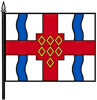 Diocese of Quincy Episcopal flag banner coat of arms crest shield