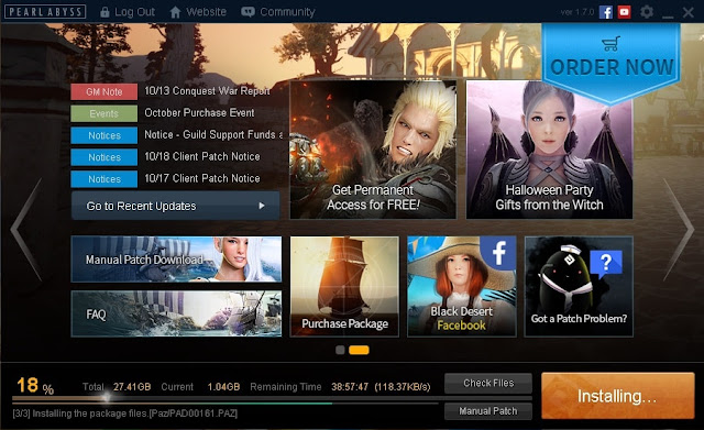 cara install black desert online sea