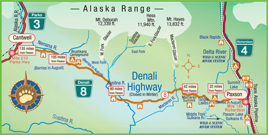 Image result for Denali highway map