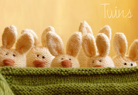 knitted bunny, knitted rabbit, knitted toy