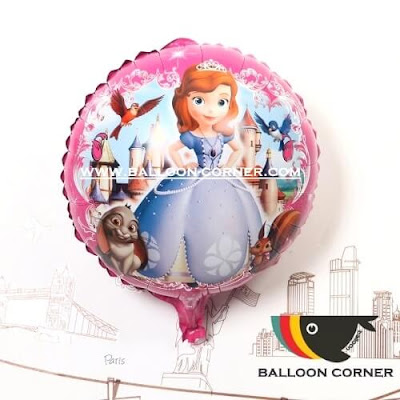 Balon Foil Bulat Princess Sofia (NEW)