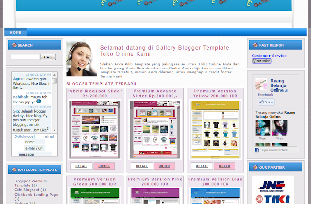 template online store blogspot