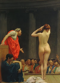A Roman Slave Market, Jean-Léon Gérôme (11 May 1824 – 10 January 1904)