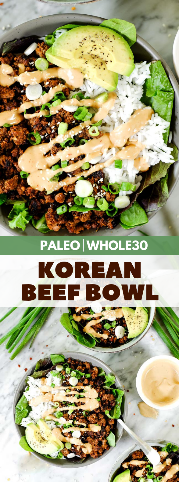 KOREAN BEEF BOWL (PALEO + WHOLE30) #dietrecipes #koreanfood