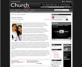 revolution church blogger templates V1