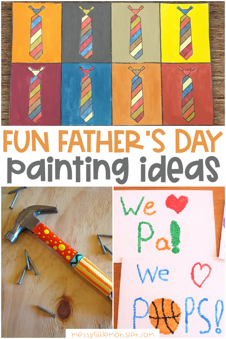 Dads Day DIY} Easy Canvas Art - Hi Sugarplum!
