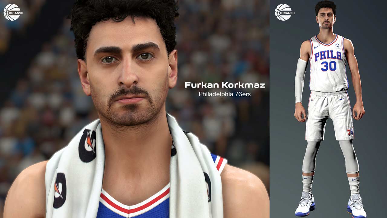 NBA 2K23 Furkan Korkmaz Cyberface & Body Update