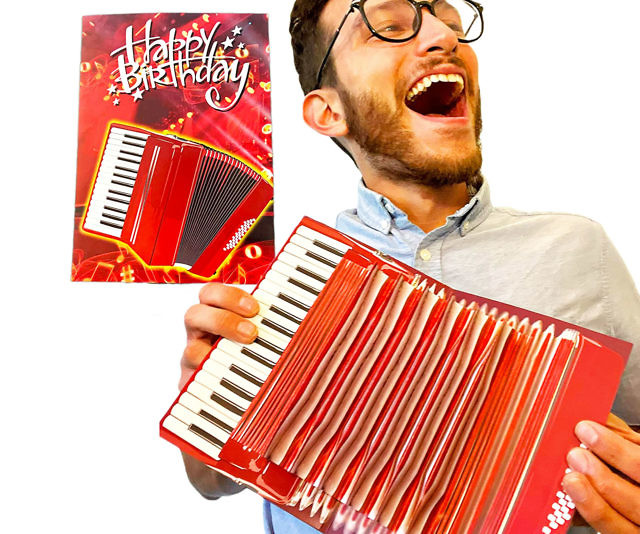 Bring Joy and Music to Your Friend's Birthday with This Interactive Accordion Card!