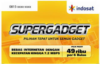 Kartu Indosat SuperGadget