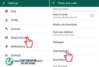 WhatsApp Cara Backup riwayat obrolan , Kontak & Foto ke Google Drive