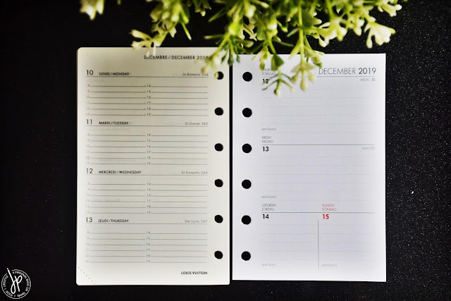 planner pages - weekly view
