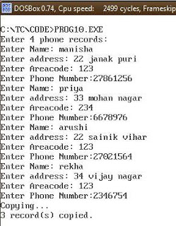 CBSE Class 12 - Computer Science - C++ Practical Binary File Processing Snippet-10 Copy Records  (#cbseNotes)