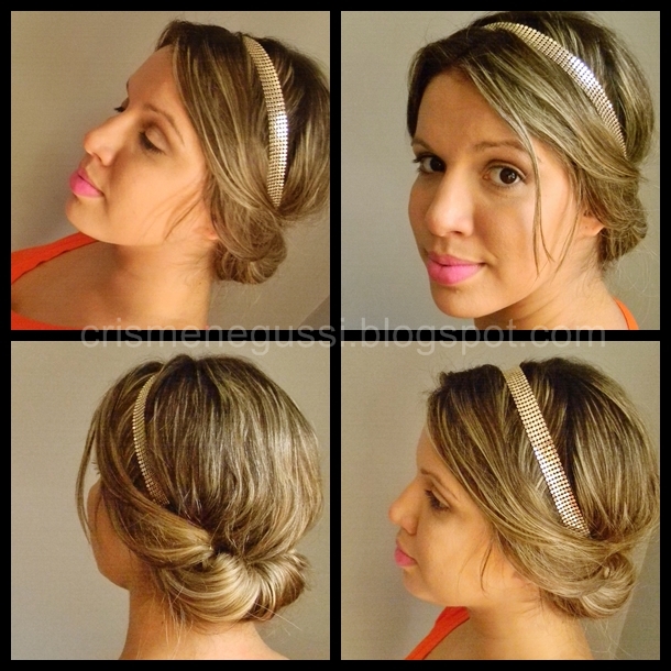 fazer penteado sozinha